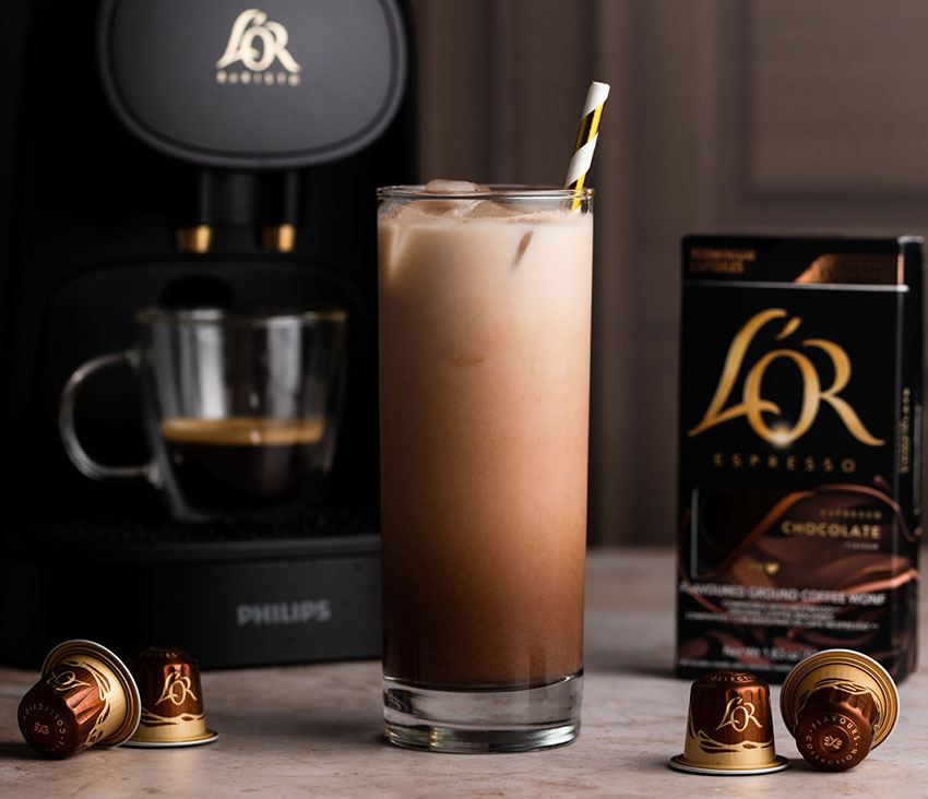 Chocolate Almond Milk Coffee Recipe + Video (Frothy Coffee)