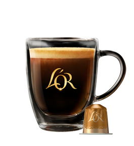 Image of L'OR Glass Coffee Cup