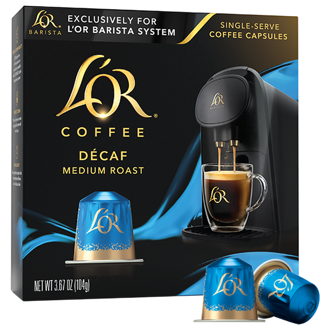 Image of L'OR Decaf Coffee Box with Capsules