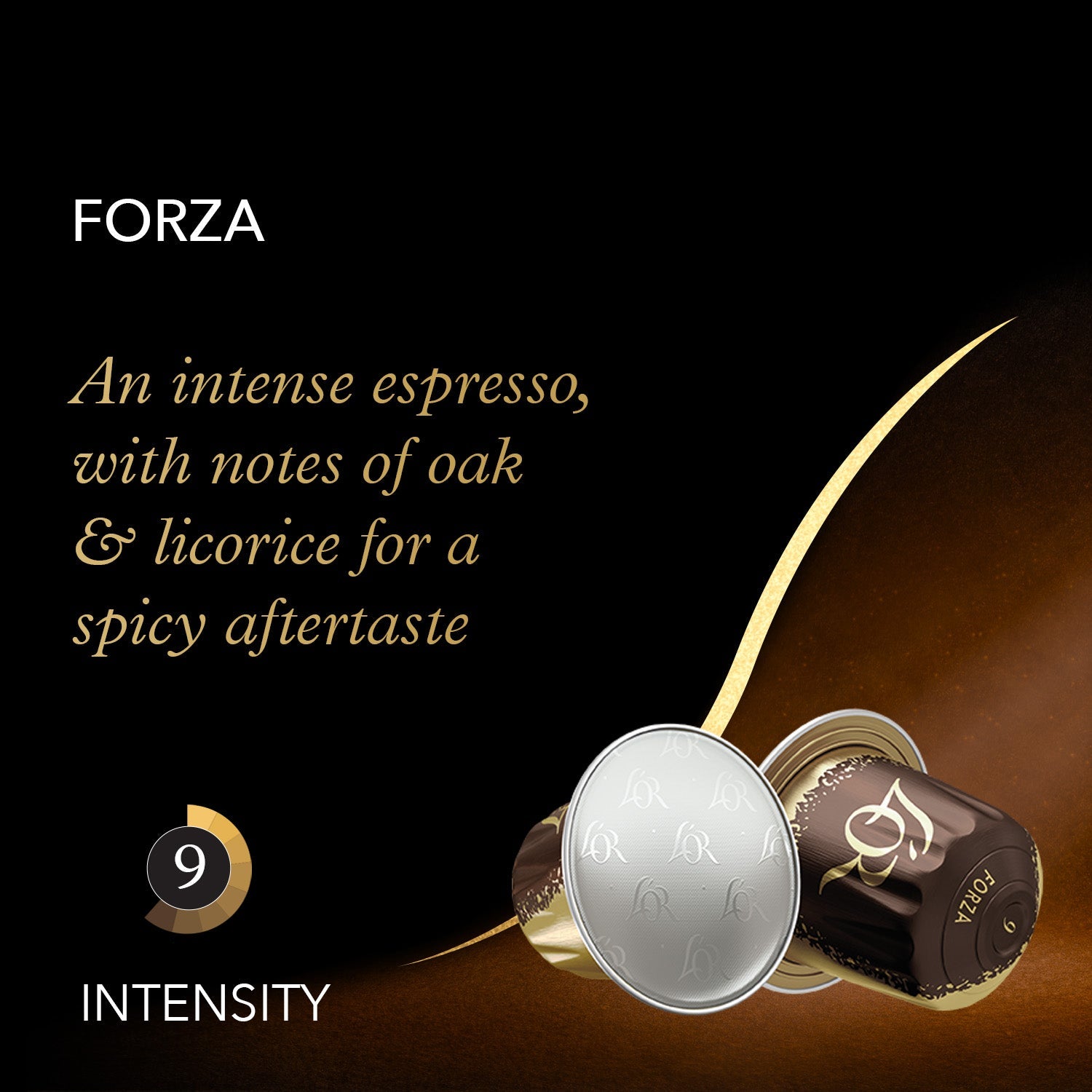 Notes of oak and licorice for a spicy aftertaste.