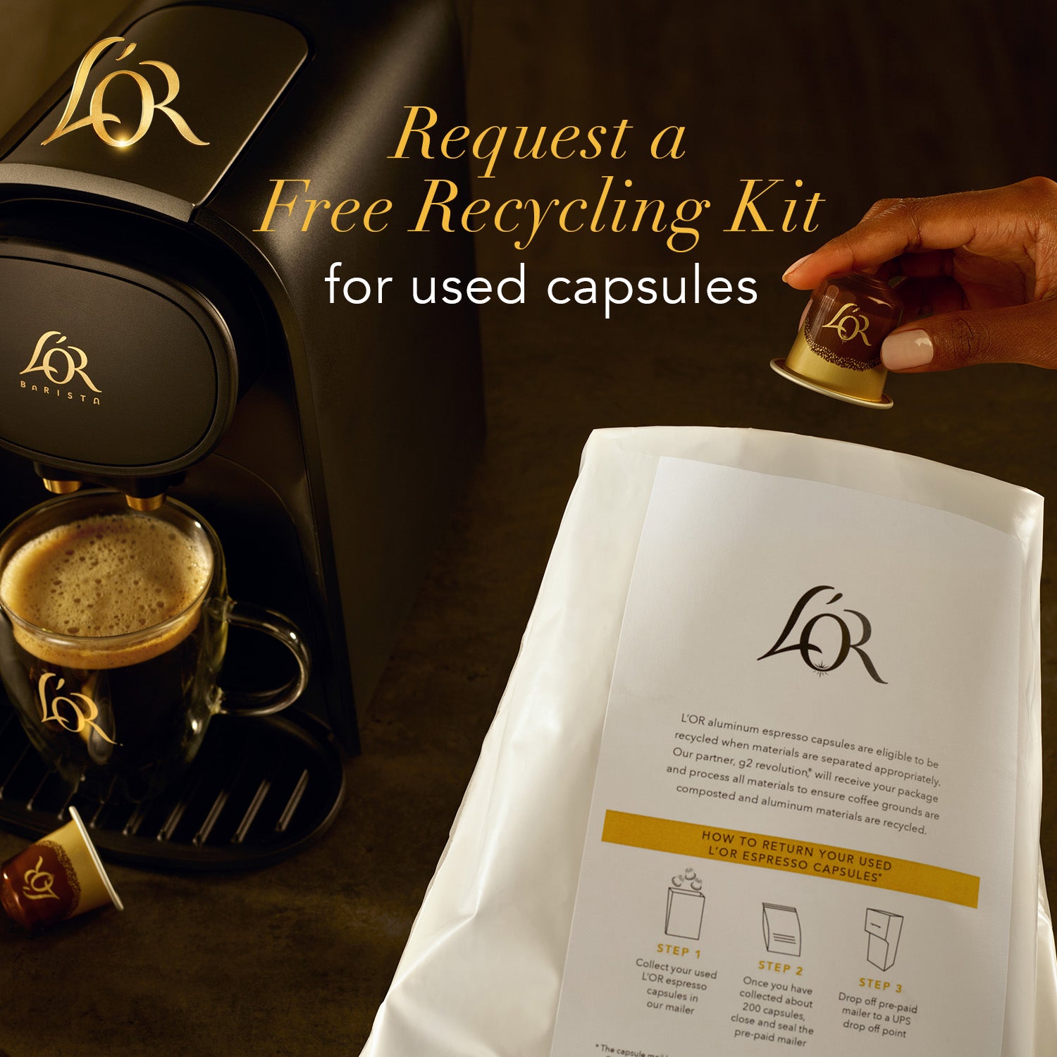 Image of L'OR Recycling Kit.