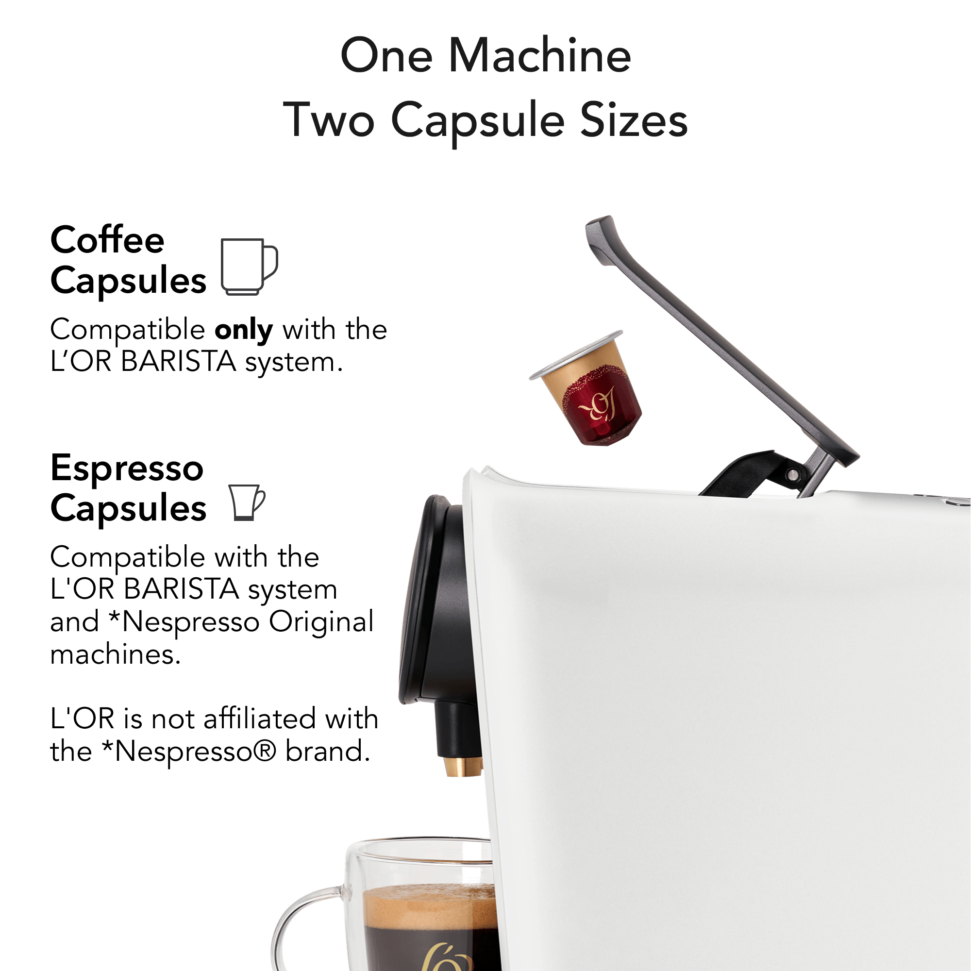 Image of Satin Blanc L'OR BARISTA System