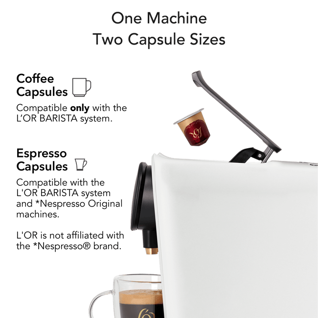 Image of Satin Blanc L'OR BARISTA System