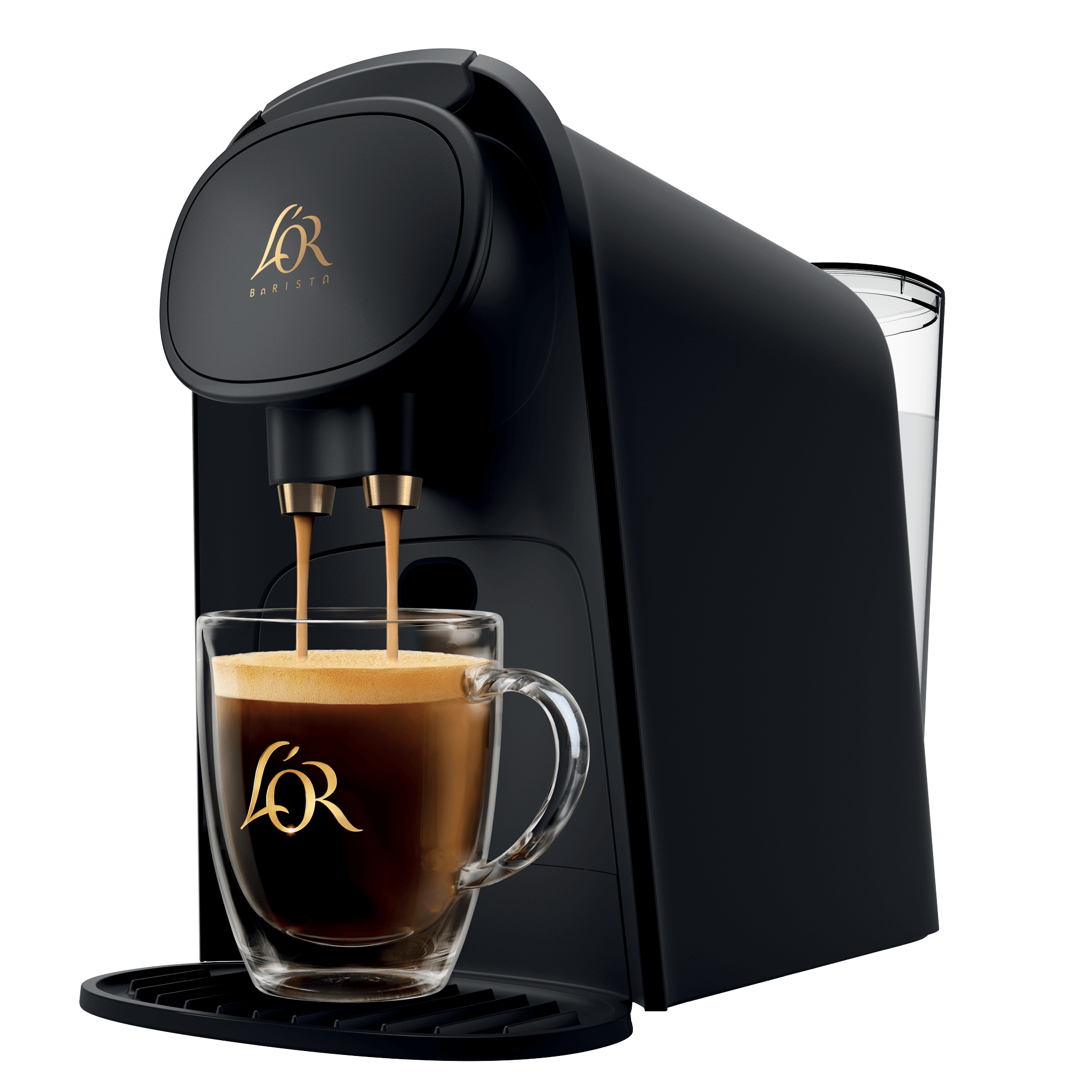 Image of L'OR BARISTA System in black with 30 free capsules