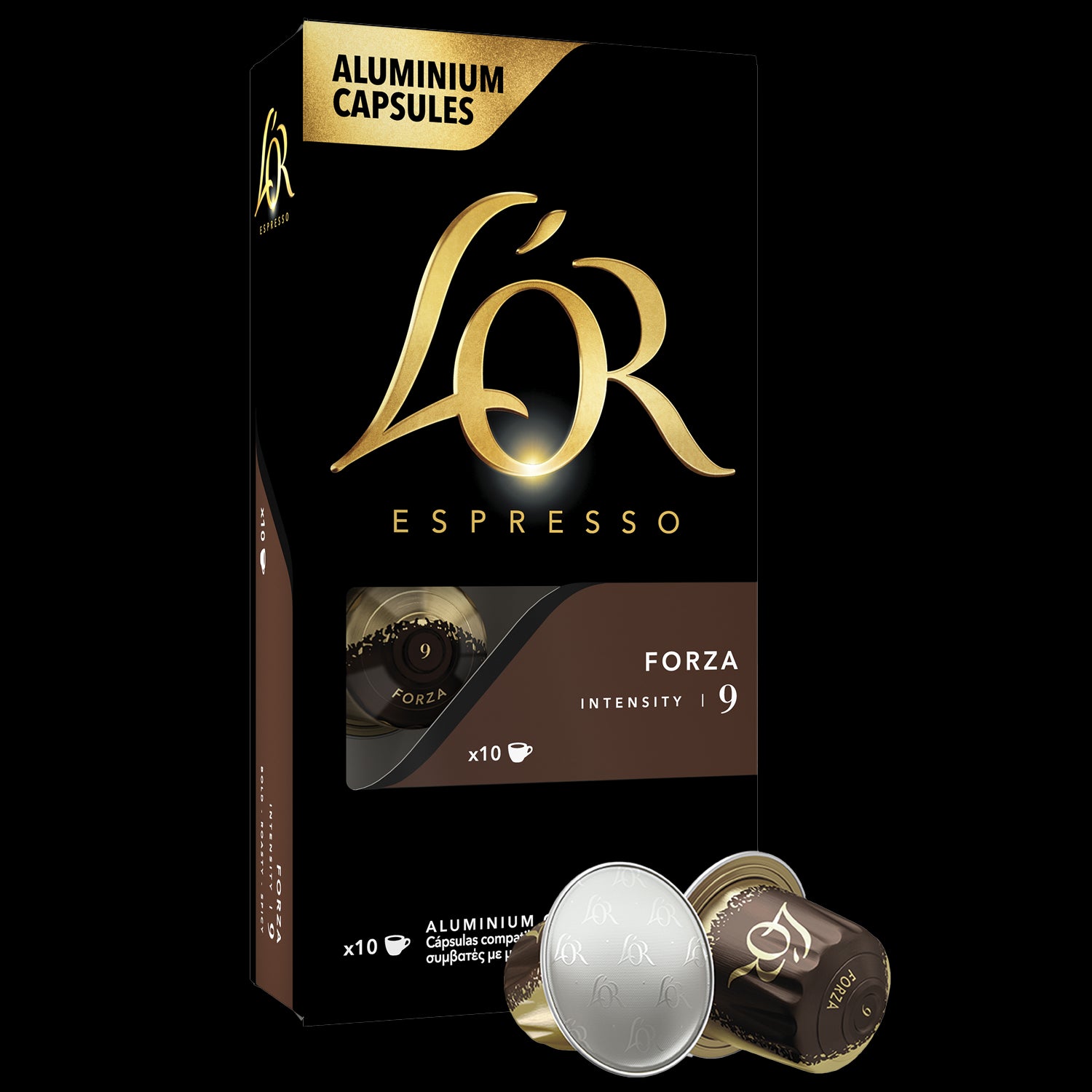 L'Or Espresso Capsules de café espresso, Forza, intensité 9
