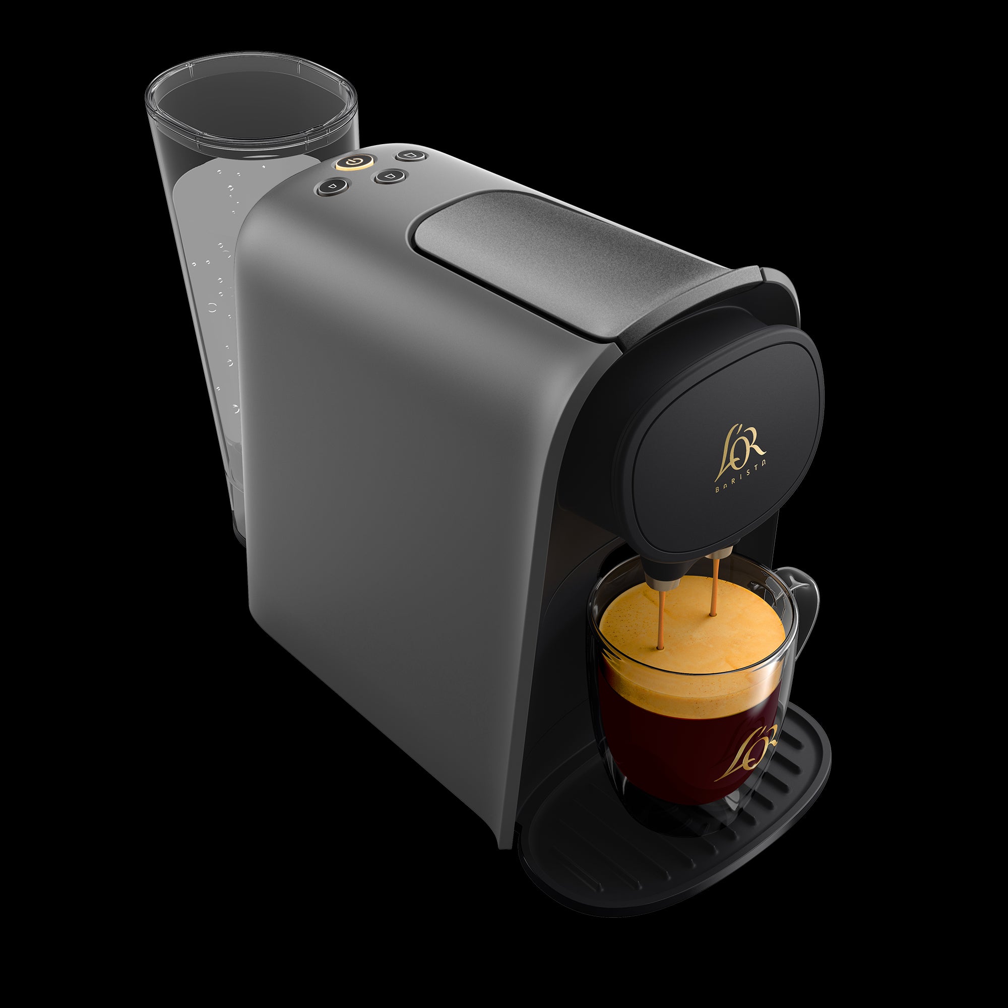 Image of L'OR BARISTA System Cashmere Gray from the top