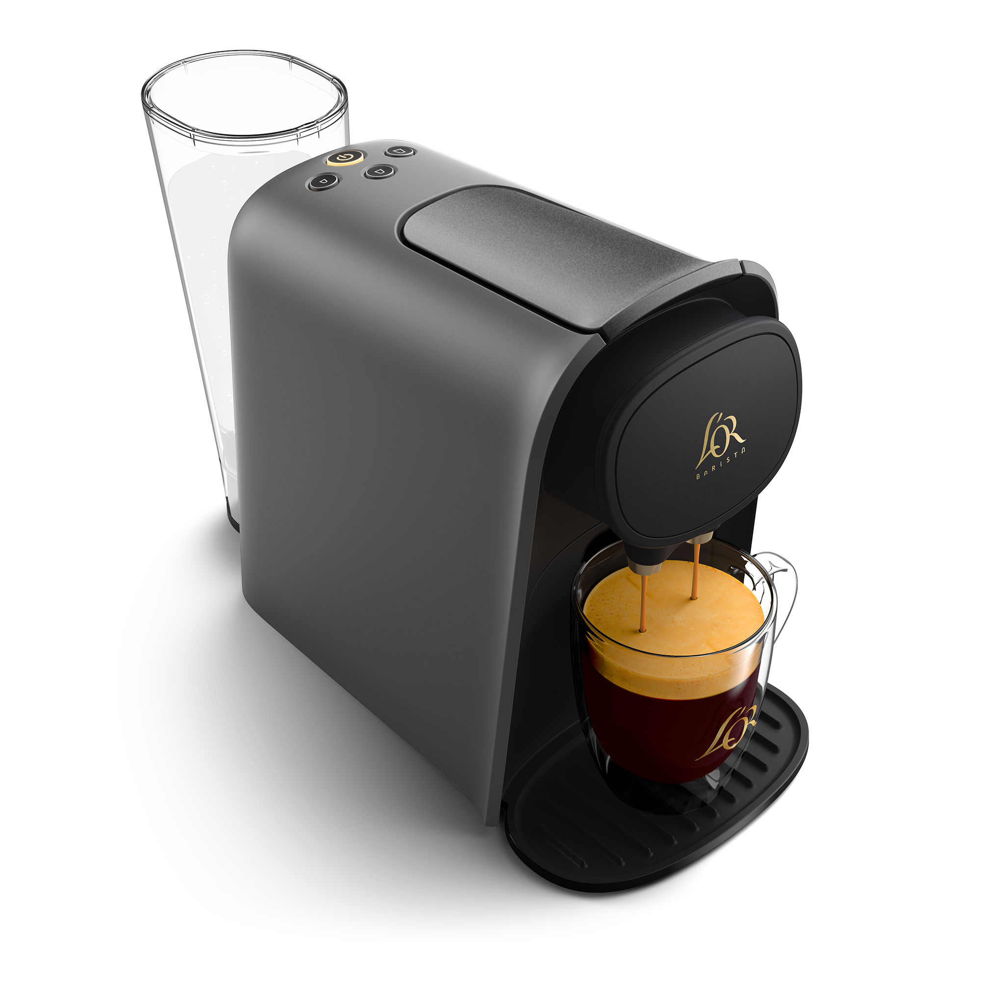 Image of L'OR BARISTA System Cashmere Gray from the top