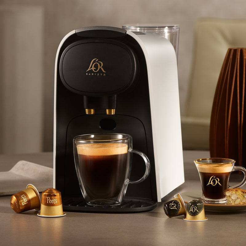 L'OR BARISTA Coffee & Espresso System - Satin Blanc