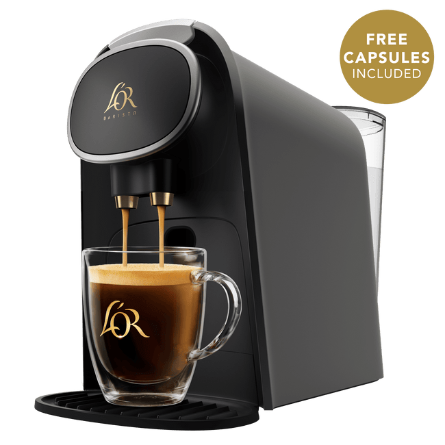 Image of Cashmere Grey L'OR BARISTA System with free capsules included
