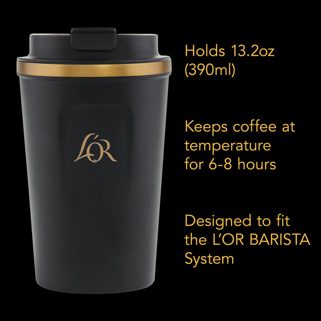 Image of L'OR Travel Mug in Black