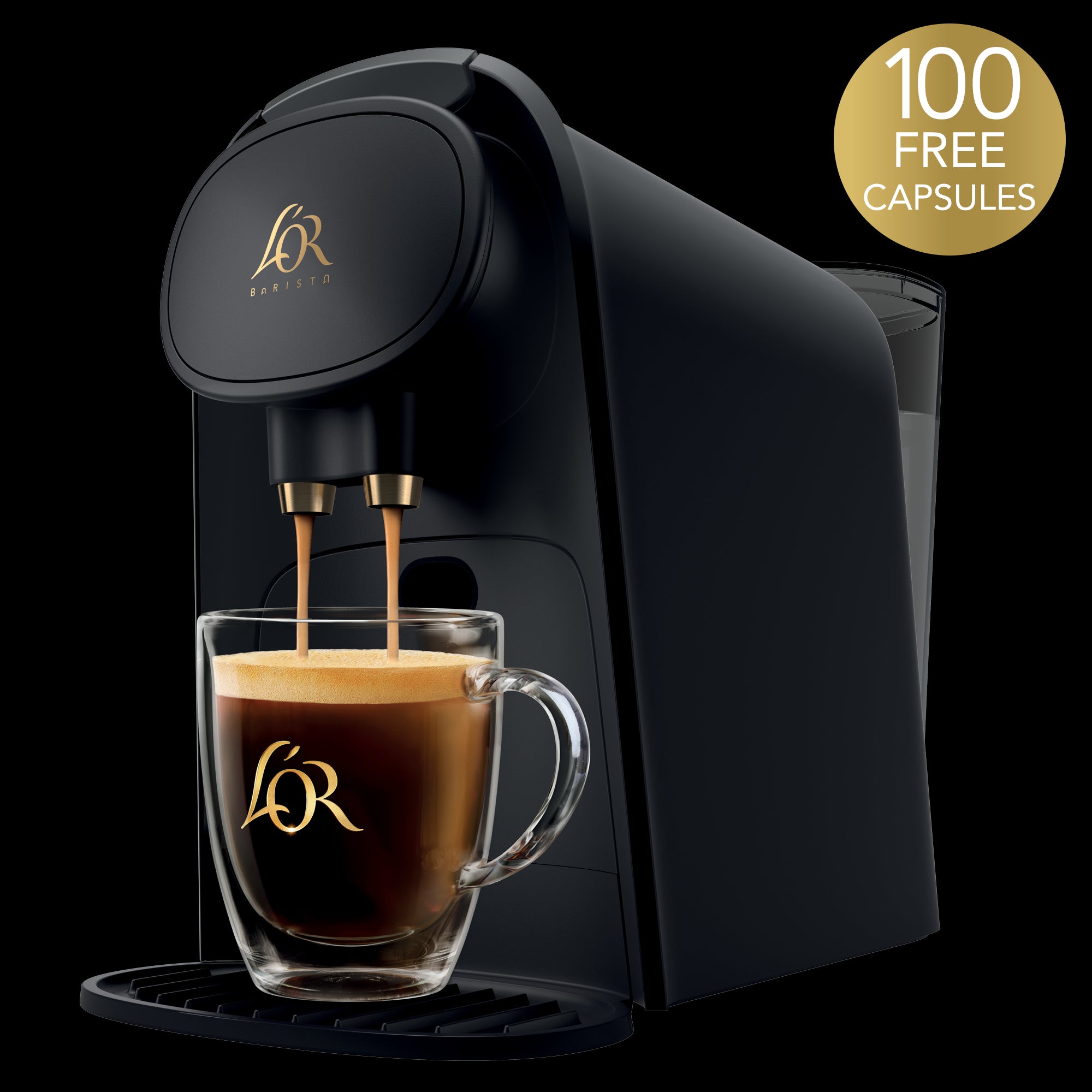 L'OR BARISTA System Bundle with 100 Free Capsules