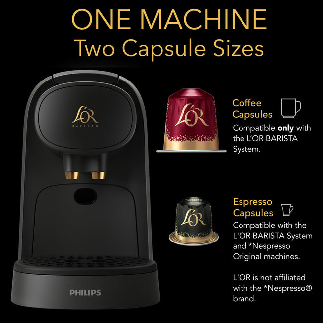 Image of L'OR BARISTA System with capsules.