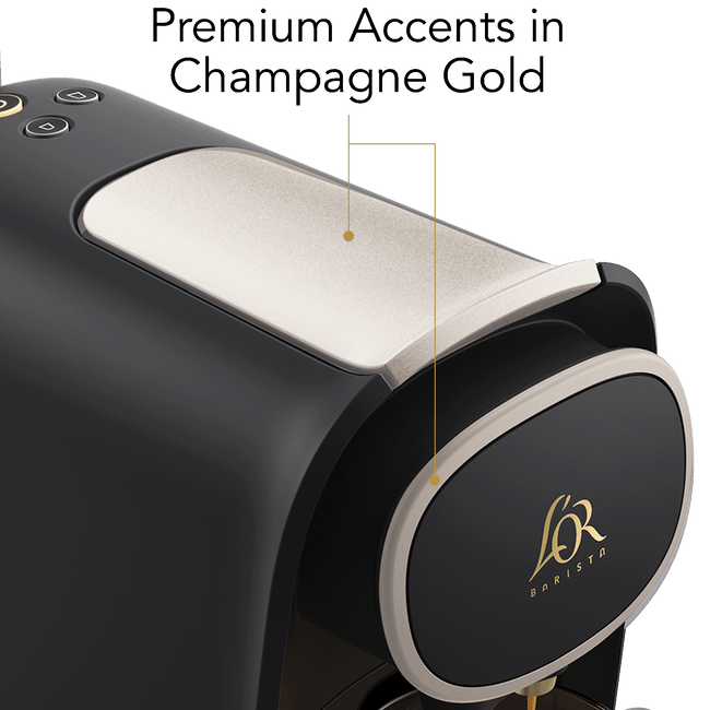 Image of premium accents in champagne gold