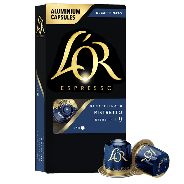 Espresso Pods - Ristretto Decaffeinato Espresso | L'OR Coffee