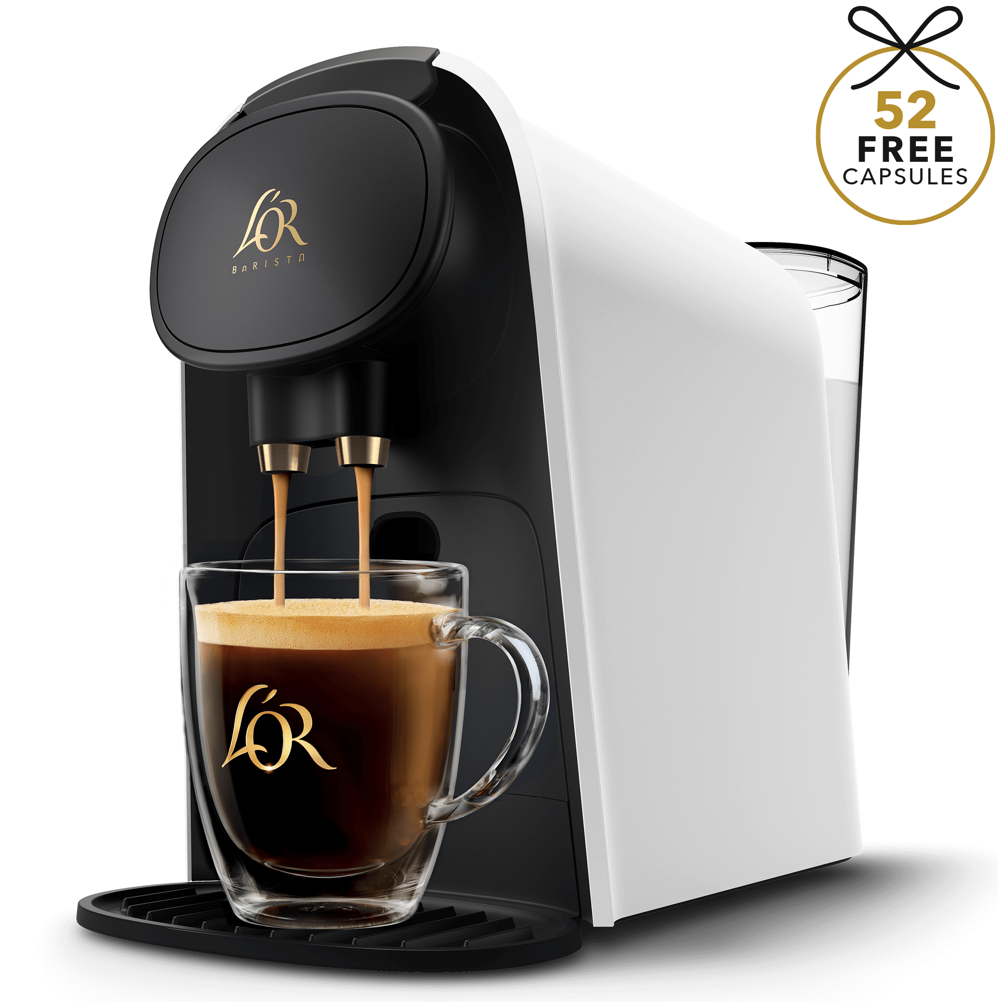 L'OR BARISTA Coffee & Espresso System - Satin Blanc