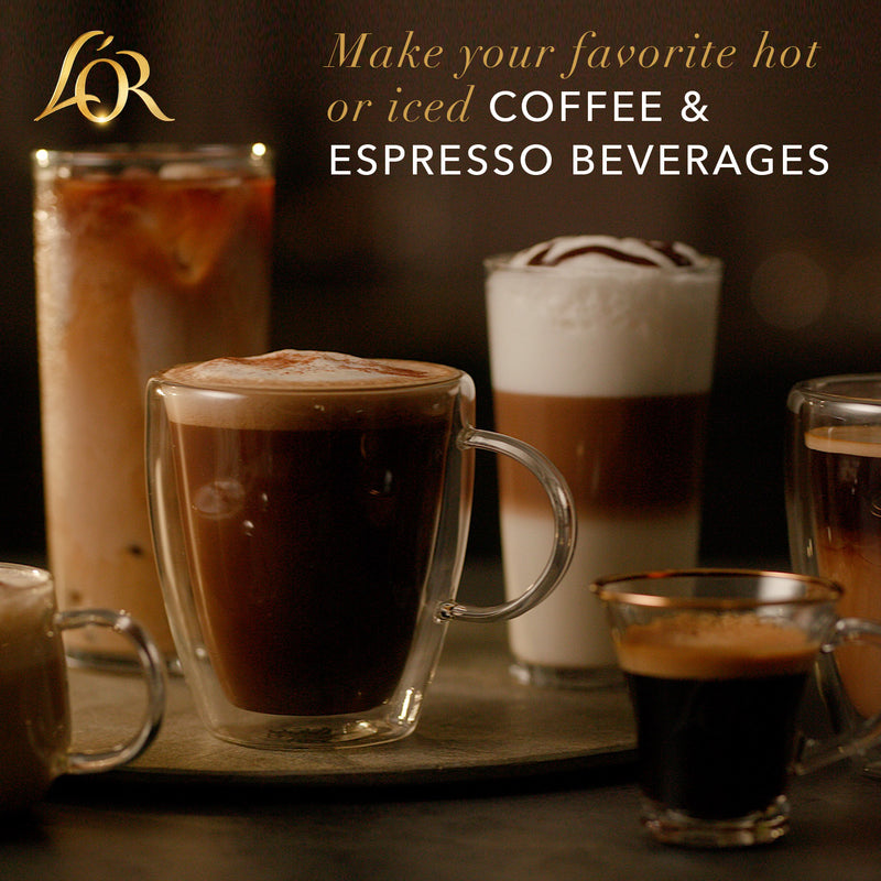 Make your favorite hot and iced coffee beverages.