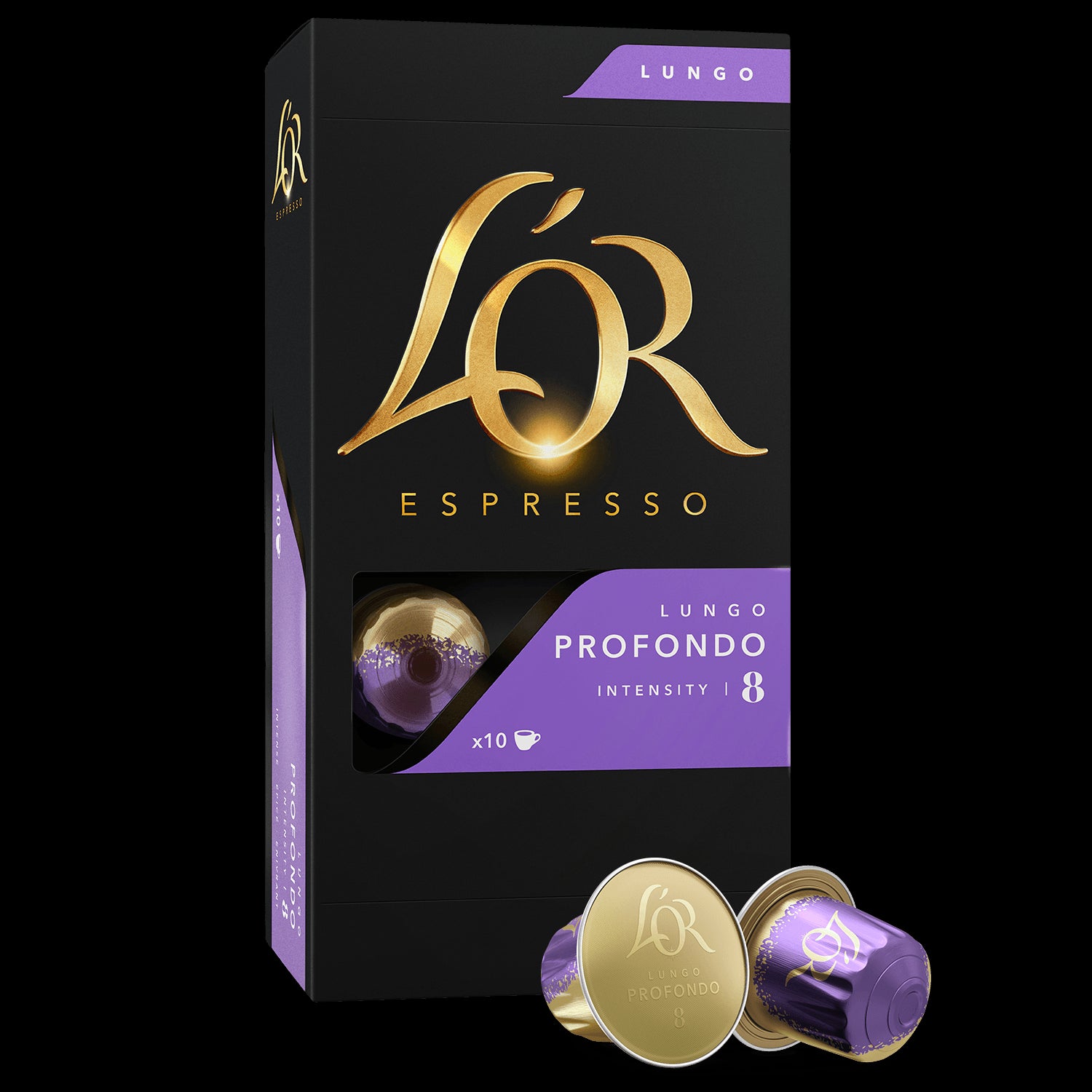 Capsule L'Or Espresso Lungo Profondo pour Nespresso par 50 - Coffee-Webstore