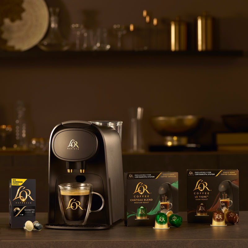 L'OR Espresso Capsules, 30 Count Vanilla, Single-Serve Aluminum Coffee  Capsules Compatible with the L'OR BARISTA System & Nespresso Original  Machines