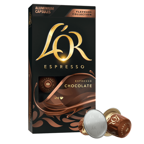  L'OR Espresso Capsules, 30 Count Chocolate, Single-Serve  Aluminum Coffee Capsules Compatible with the L'OR BARISTA System & Nespresso  Original Machines : Grocery & Gourmet Food
