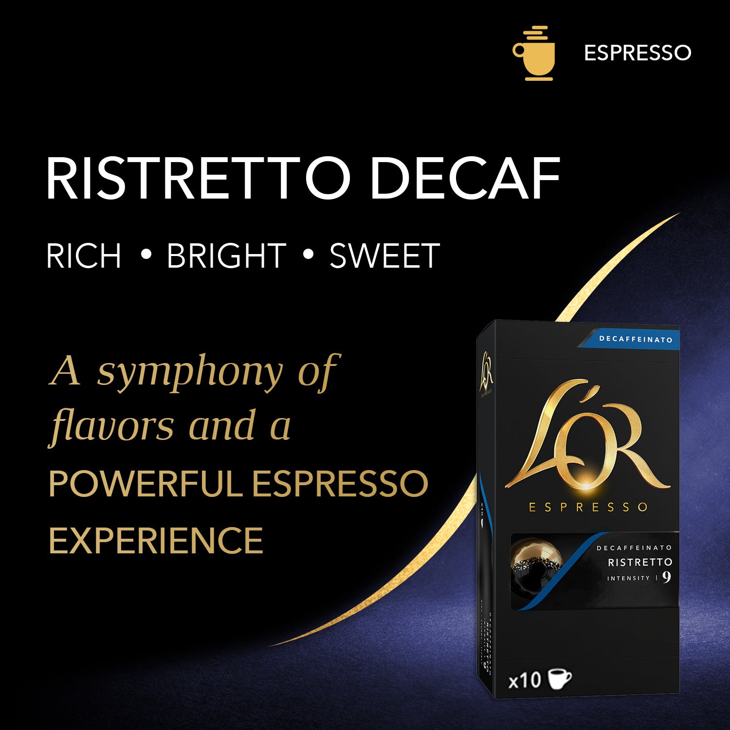 A symphony of flavors and a powerful espresso experience. 