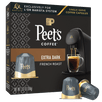 Image of Peet's French Roast Coffee Box with Capsules. 