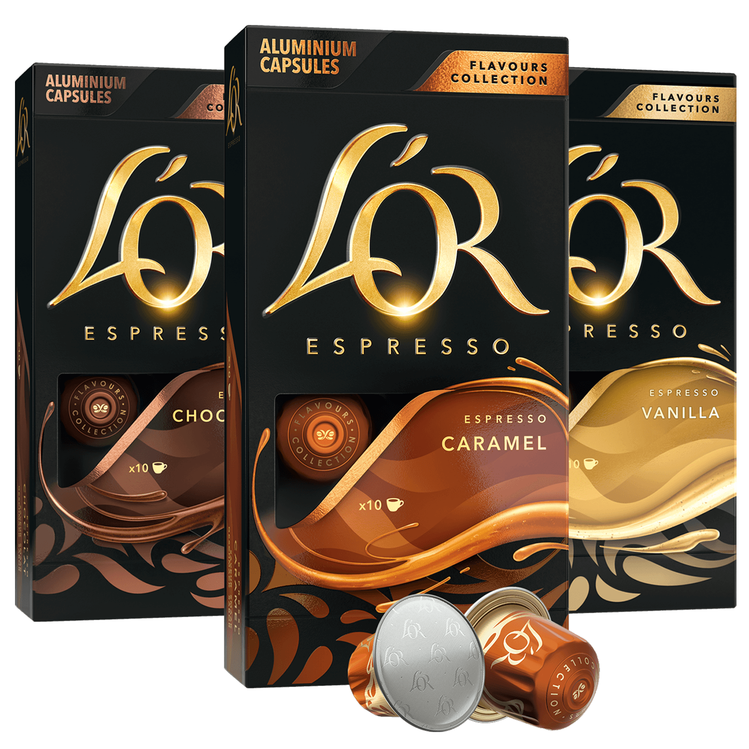 3 Espresso Flavors Assortment